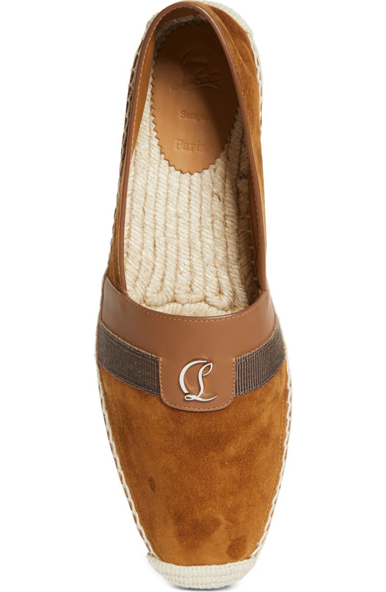 Christian Louboutin Alfarica CL Logo Espadrille, Alternate, color, Rhea
