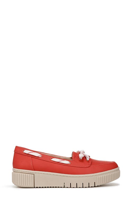 Soul Naturalizer Tia Boat Shoe In Pepper Red