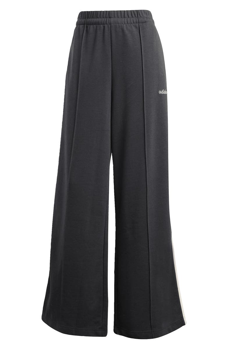 adidas Seasonal Essentials French Terry Pants, Alternate, color, Black/ Off White