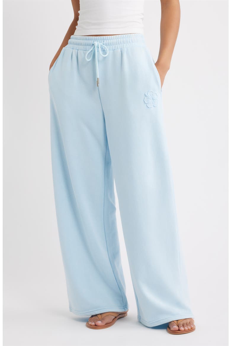 Terry Track Pants, Main, color, BABY BLUEBELL