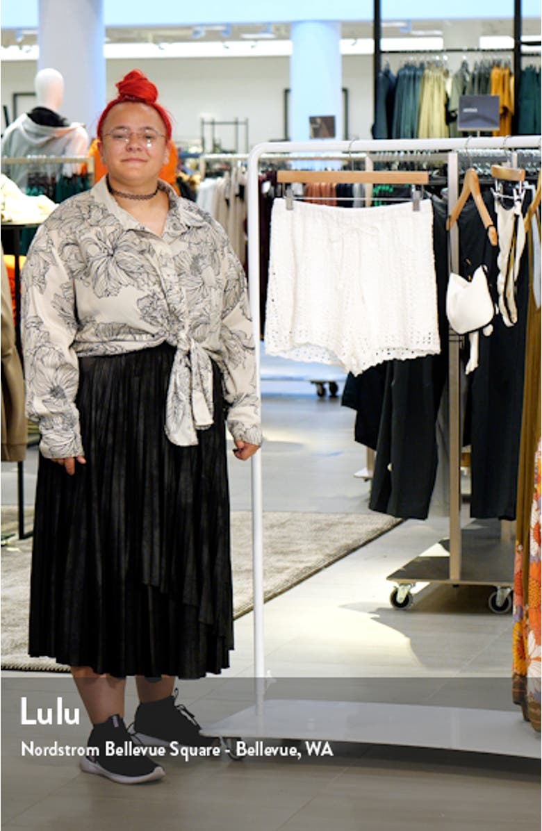 Waverly Cotton Cover-Up Shorts, sales video thumbnail