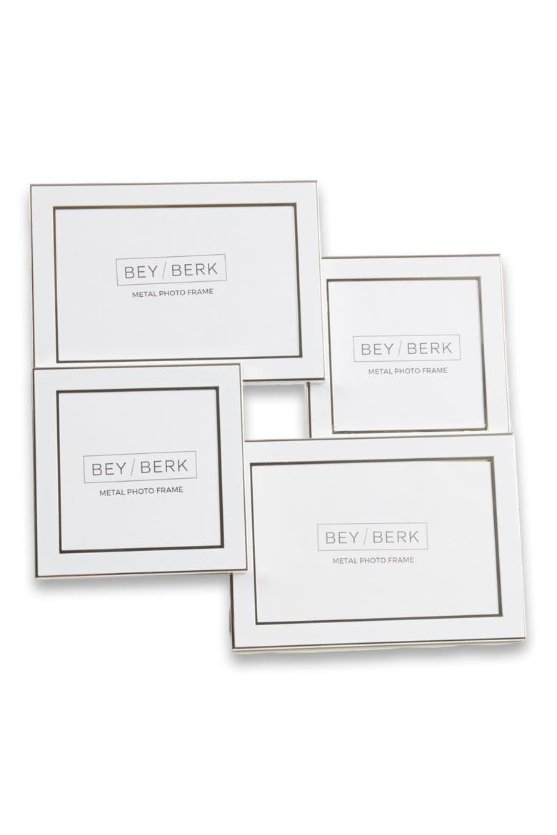 Four Photo Collage Frame, Main, color, SILVER
