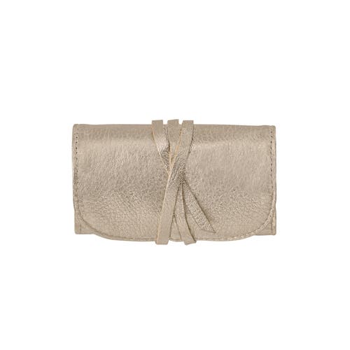 Graphic Image Small Jewelry Roll in White Gold at Nordstrom