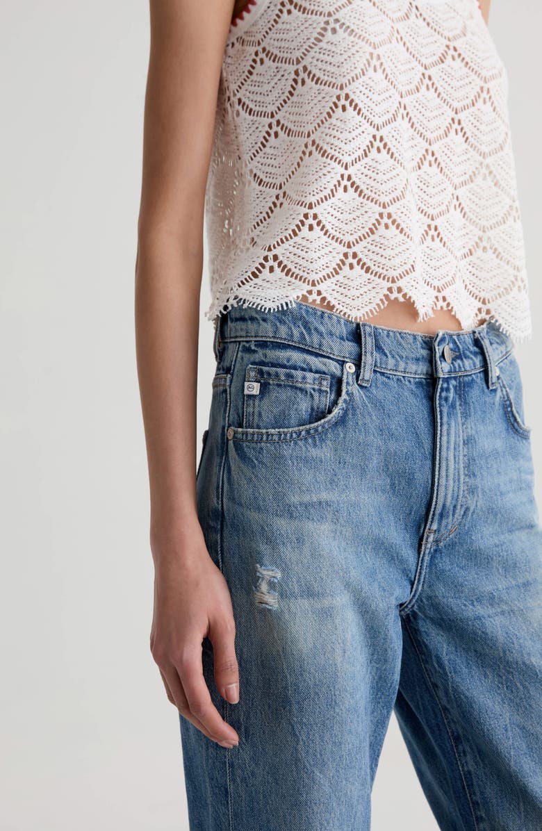 AG Brinley Mid Rise Straight Leg Jeans, Alternate, color, Reserva