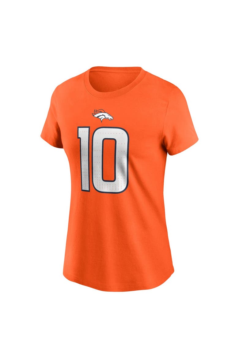 Women's Nike Bo Nix Orange Denver Broncos  Name & Number T-Shirt, Alternate, color, Orange