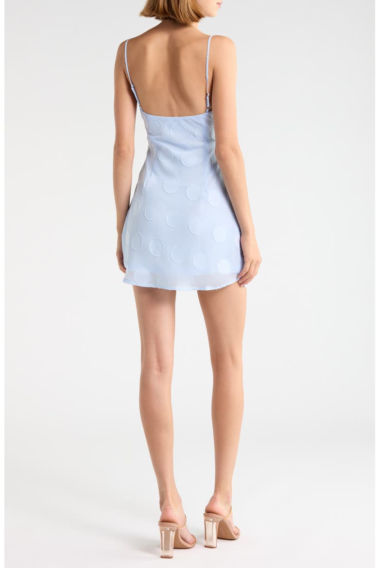 Lissie Scoop Neck Minidress, Alternate, color, BLUE MULTI
