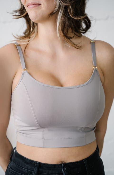 Amelia Pumping and Nursing Crop Cami (for cup sizes A-D)