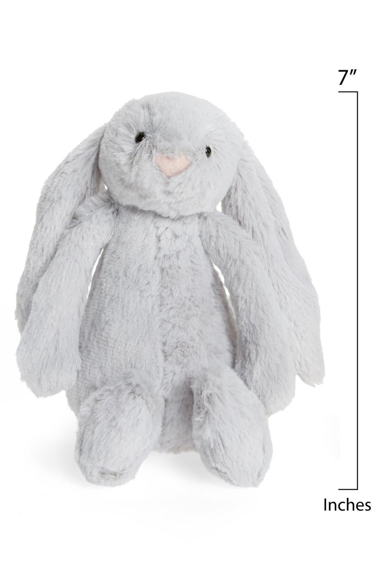 Jellycat 'Small Bashful Bunny' Stuffed Animal, Alternate, color, Grey