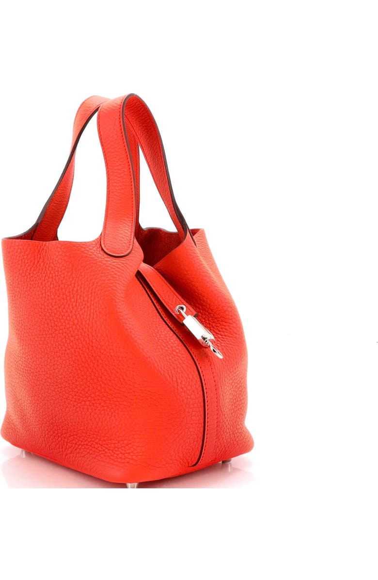 Pre-Owned Hermes Picotin Lock Bag Clemence PM, Alternate, color, Orange Poppy