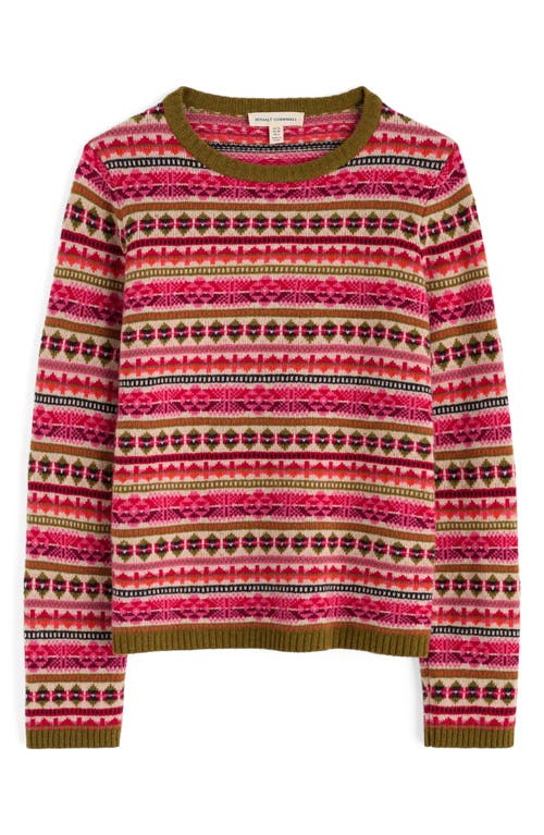 Seasalt Cornwall Percella Cove Fair Isle Merino Wool Blend Sweater In Multi