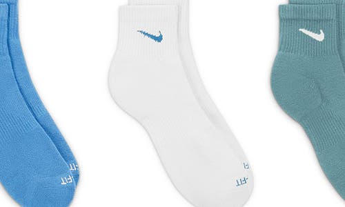 Nike Dri-fit Everyday Plus 3-pack Cushioned Training Ankle Socks