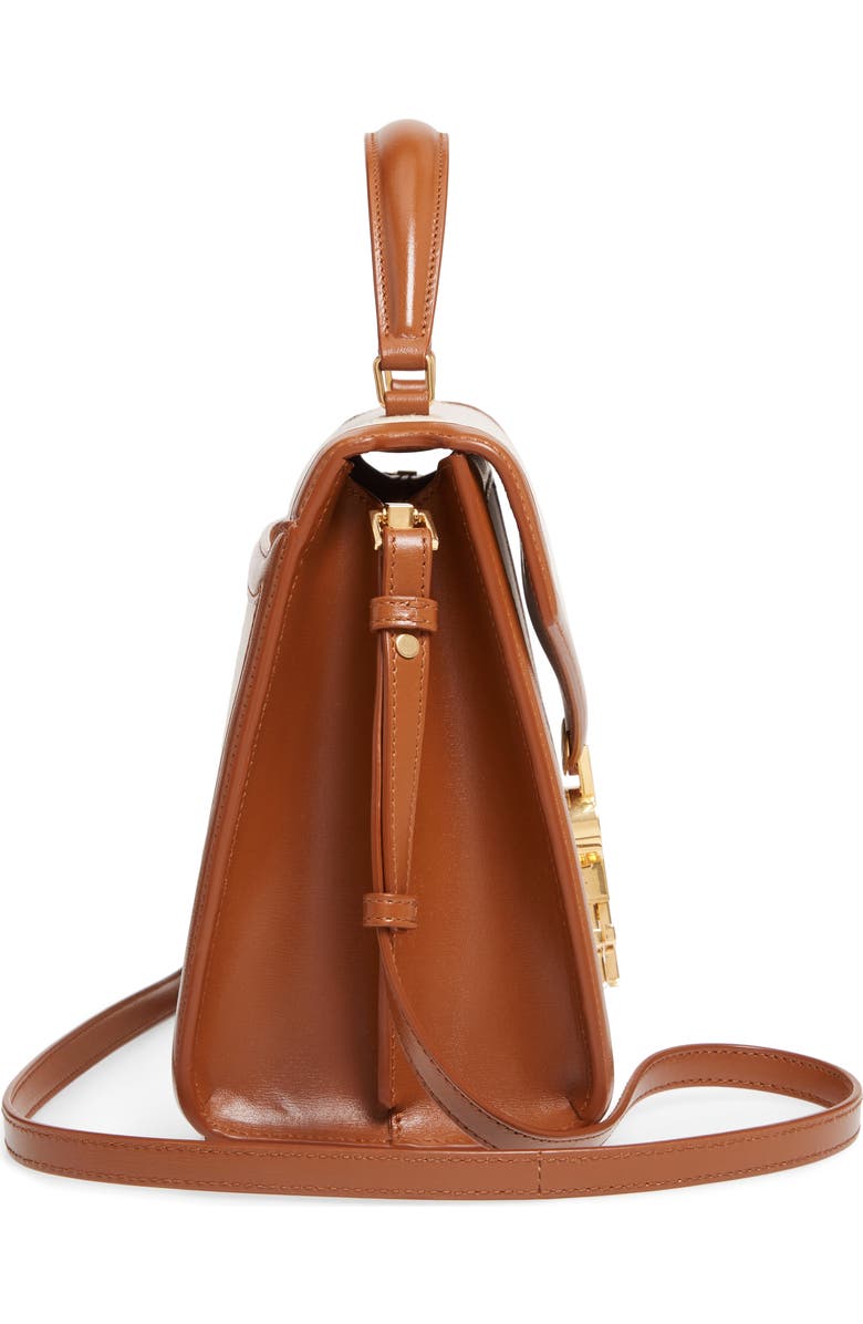 Saint Laurent Medium Cassandre Canvas & Leather Shoulder Bag, Alternate, color,