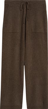 KROST Wide Leg Knit Wool Drawstring Pants