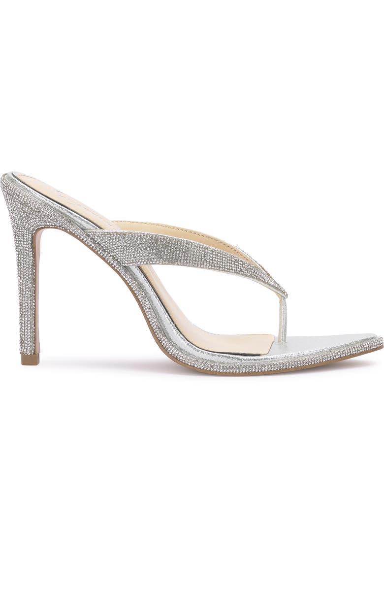 Jessica Simpson Pules Crystal Sandal, Alternate, color, Silver