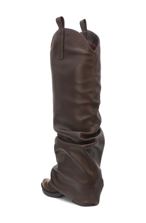 Seven7 Slouch Western Boot In Brown