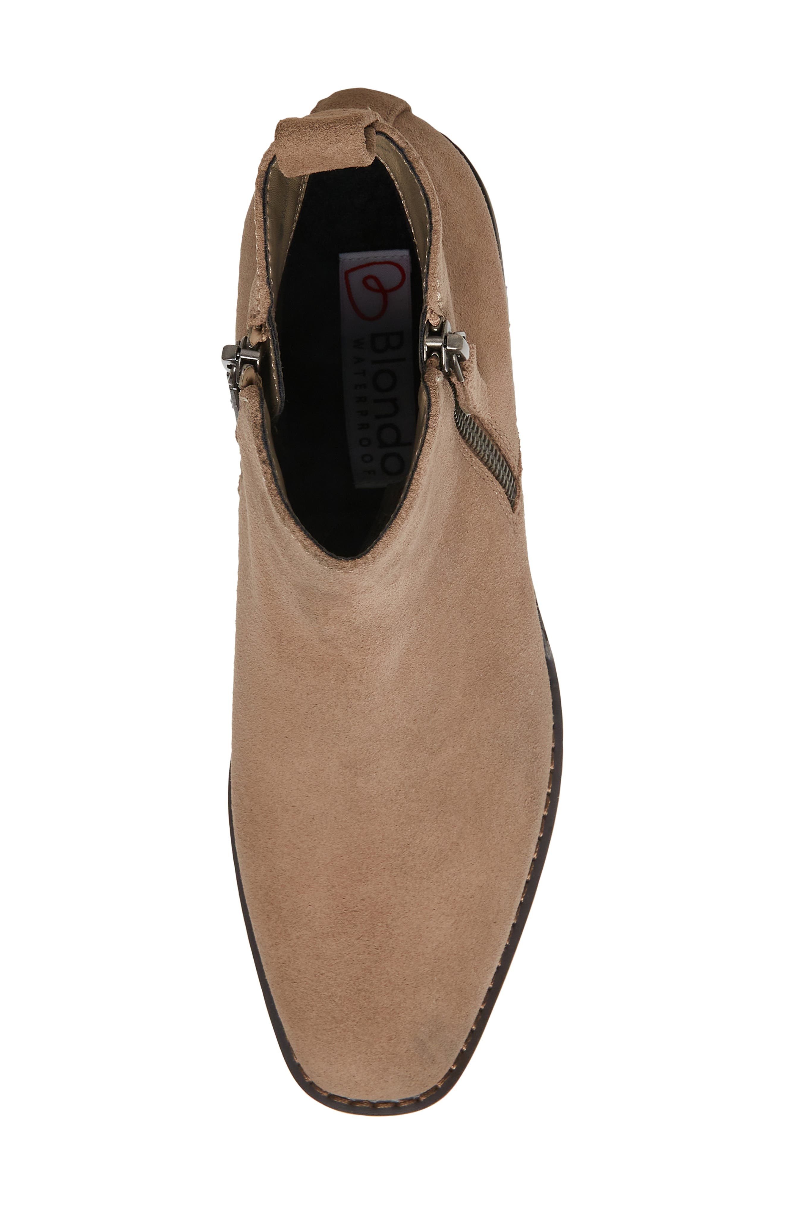 Blondo Samara Waterproof Leather Bootie, Alternate, color, Mushroom