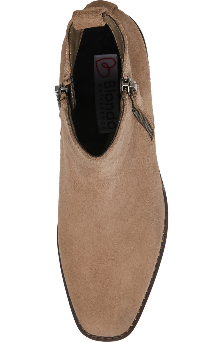 Blondo Samara Waterproof Leather Bootie, Alternate, color, Mushroom