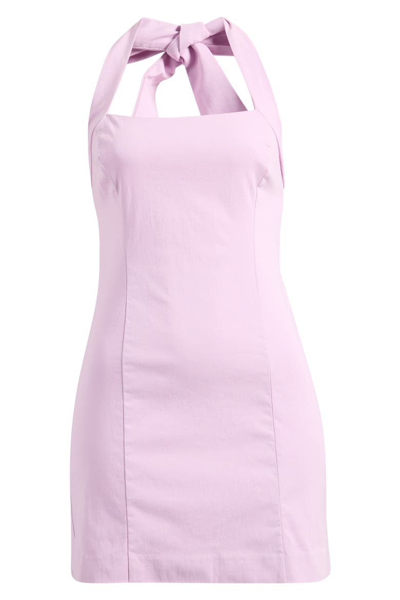 Starring Hailey Bieber Boop Halter Minidress, Main, color, LIGHT/ PASTEL PURPLE