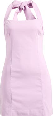MANGO Starring Hailey Bieber Boop Halter Minidress