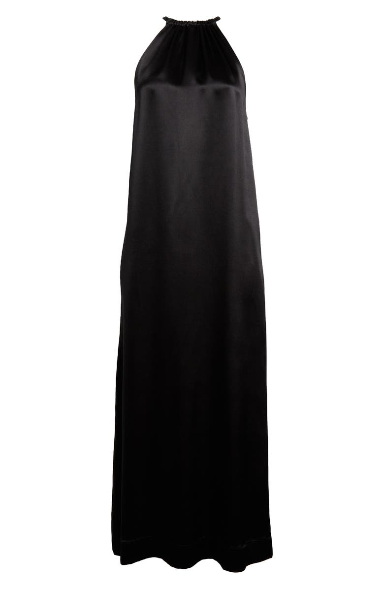 LOULOU DE SAISON Morene Satin Midi Dress, Alternate, color, 