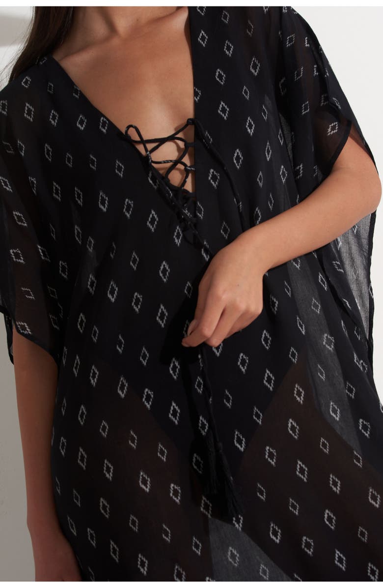 Gottex Beach Life Avela Kaftan Cover-Up, Alternate, color, 