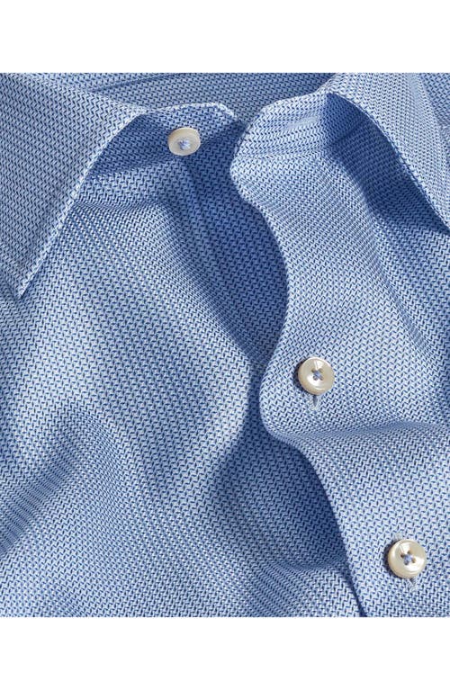 DAVID DONAHUE DAVID DONAHUE MICRO TEXTURE PRINT SPORT SHIRT