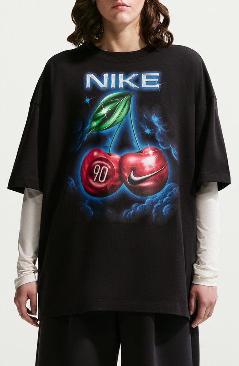 Nike Sportswaer Classic Oversize T-Shirt, Main, color, Black