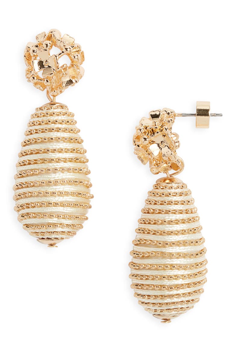 Ball Chain Statement Drop Earrings, Main, color, NEUTRAL- GOLD
