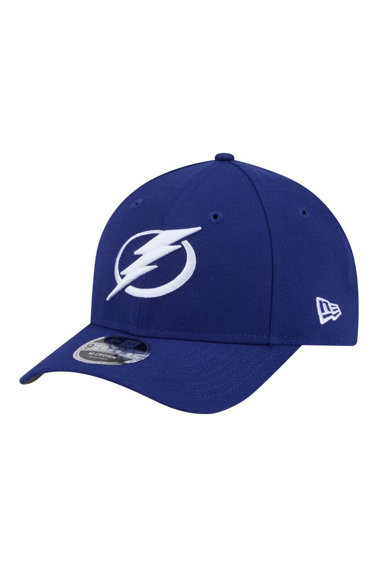 Men's New Era  Blue Tampa Bay Lightning COOLERA 9FORTY M-Crown Adjustable Hat, Main, color, Blue