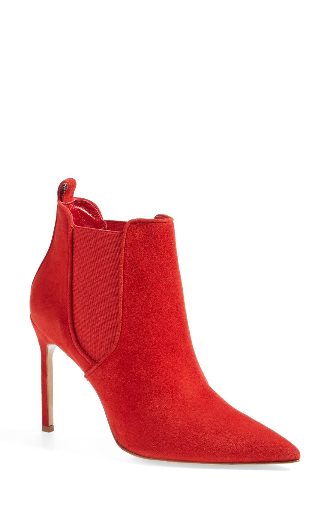 'Tungade' Ankle Bootie, Main, color, RED