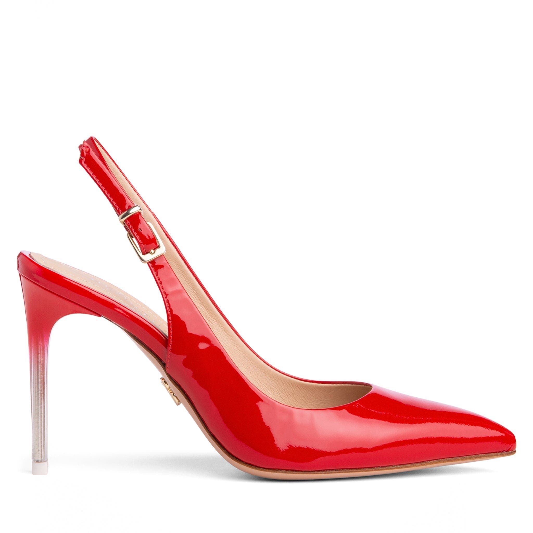 Marjorie Slingback Pointed Toe Pump, Alternate, color, RED