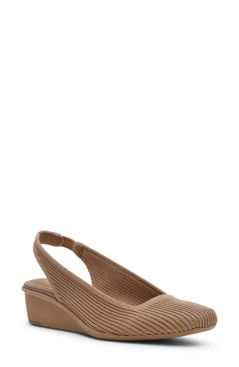 Witty Slingback Wedge Pump