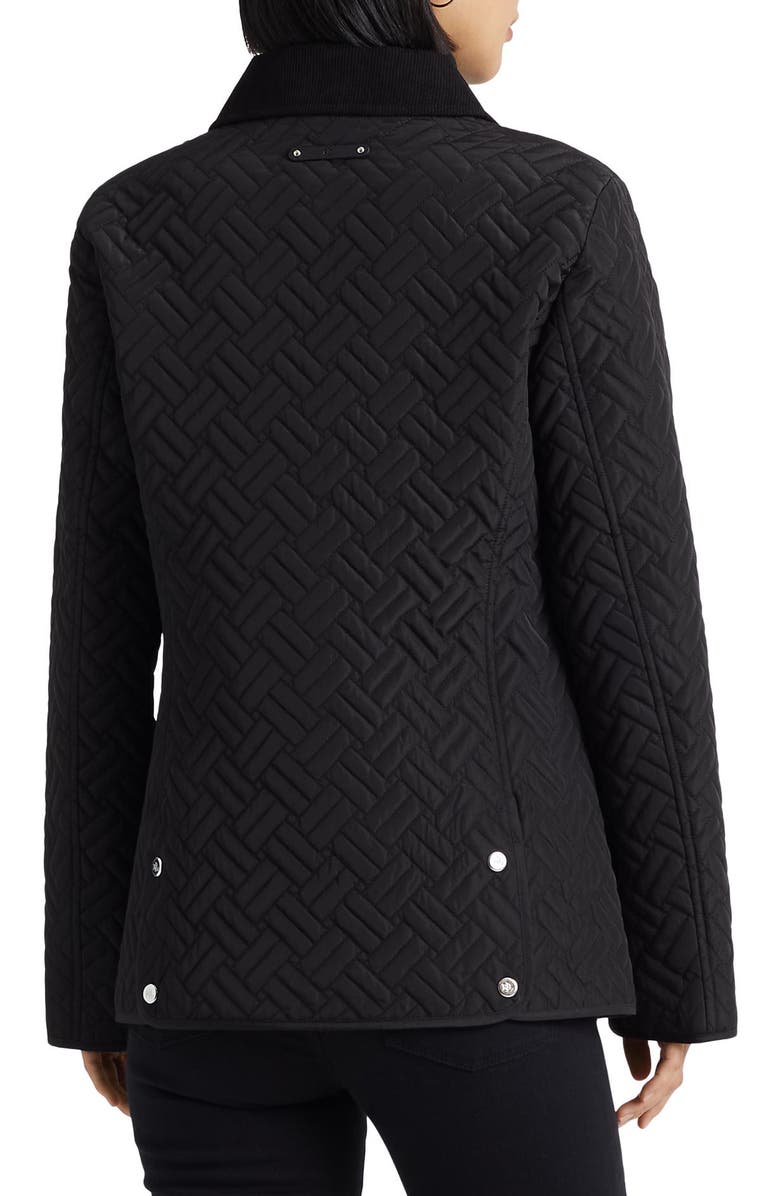 Lauren Ralph Lauren Herringbone Quilted Jacket, Alternate, color, 