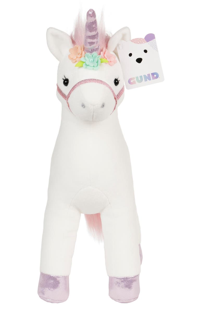 Gund Lily Rose Unicorn Stuffed Toy, Alternate, color, White
