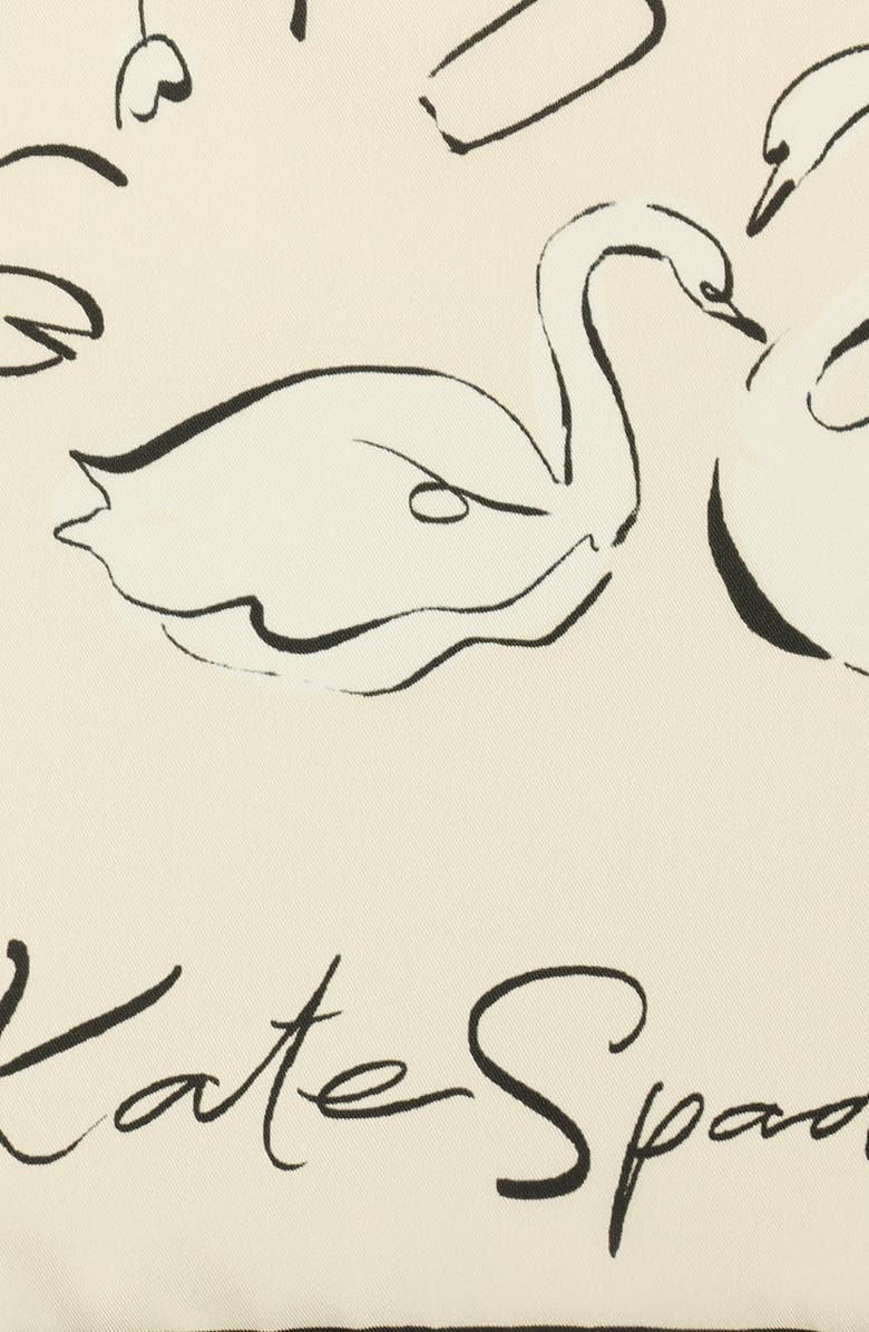 Kate Spade New York new york dream silk square scarf, Alternate, color, Ivory Multi