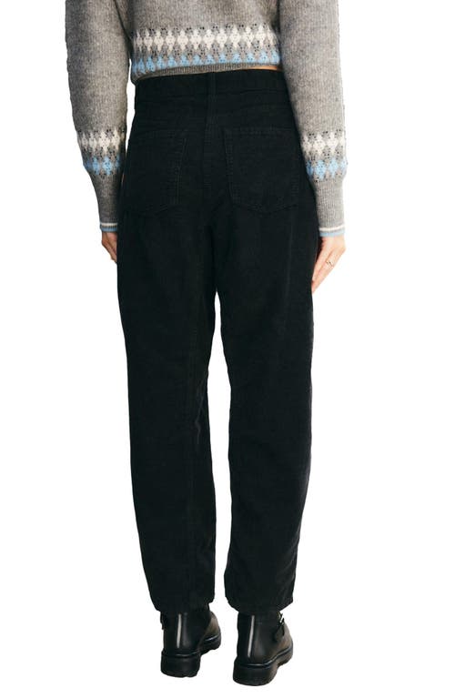 Next Corduroy Mom Pants In Black