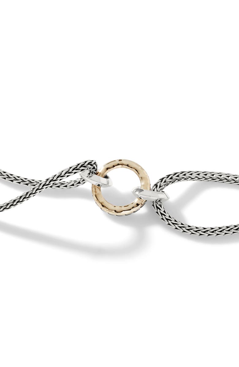 John Hardy Classic Chain Hammered Rope Bracelet, Alternate, color,