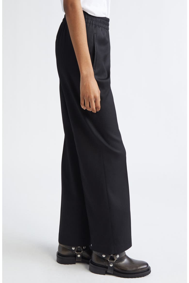 Brittany Lightweight Virgin Wool Joggers, Alternate, color, BLACK