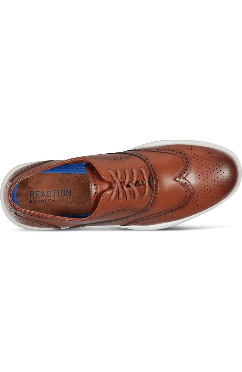 Reaction Kenneth Cole Lace-Up Hybrid Oxford, Alternate, color, Cognac