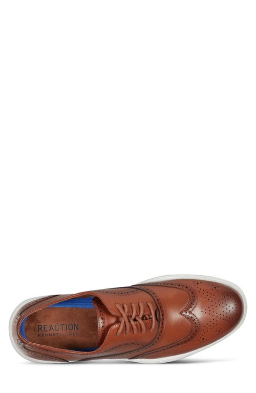Reaction Kenneth Cole Lace-up Hybrid Oxford In Brown
