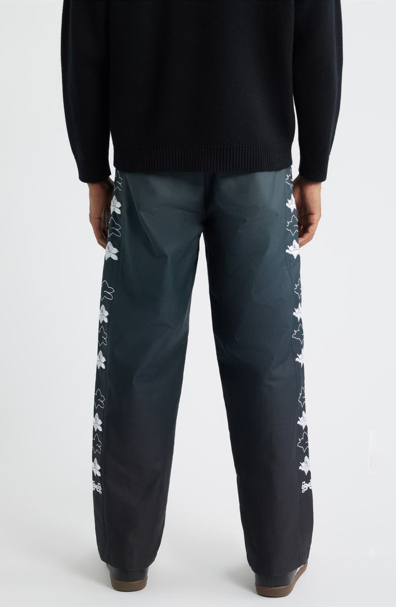 SANTO STUDIO Khalil Rountree Lotus Napoli Pants, Alternate, color, Black