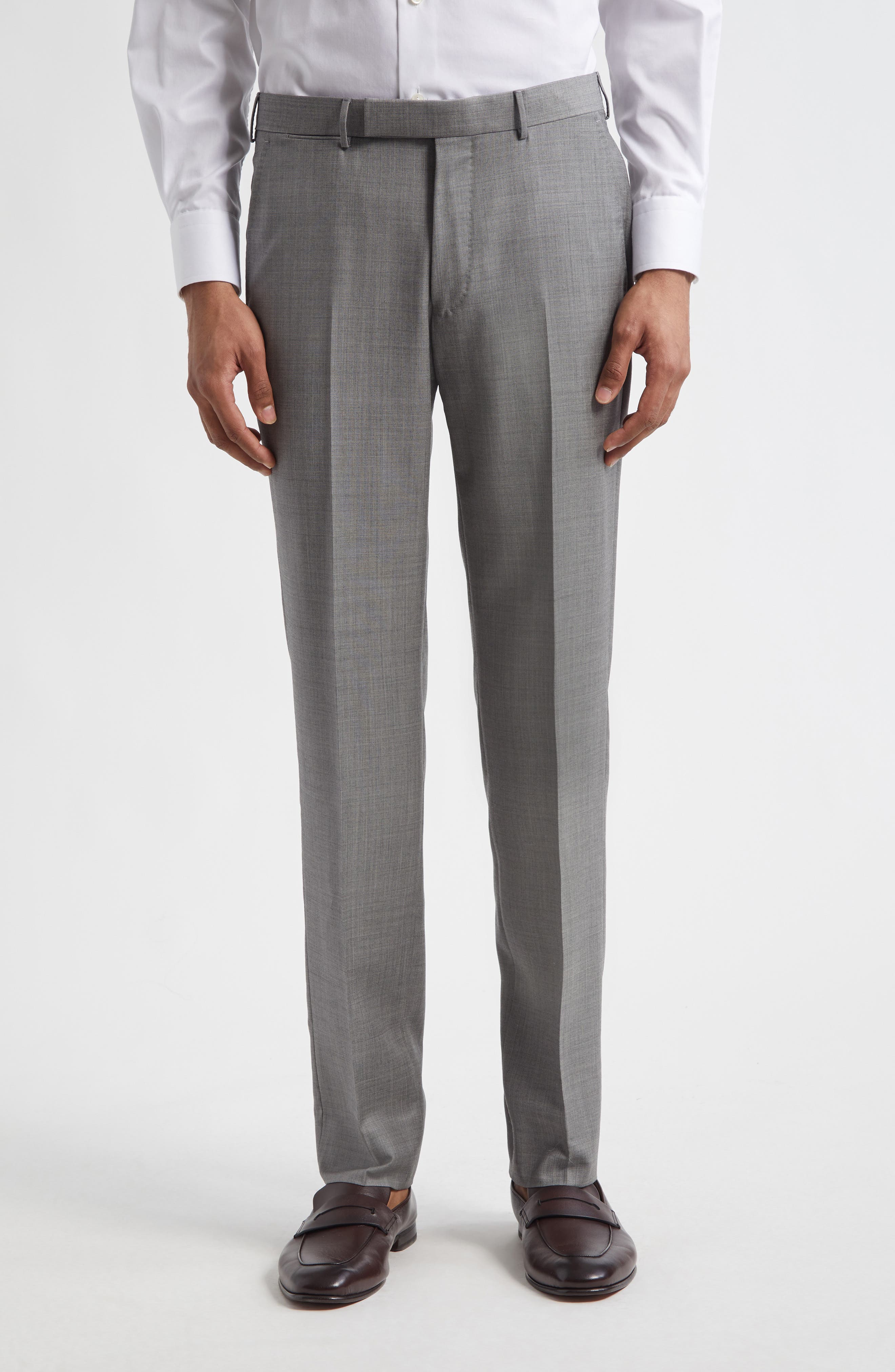 Melange Wool Pants