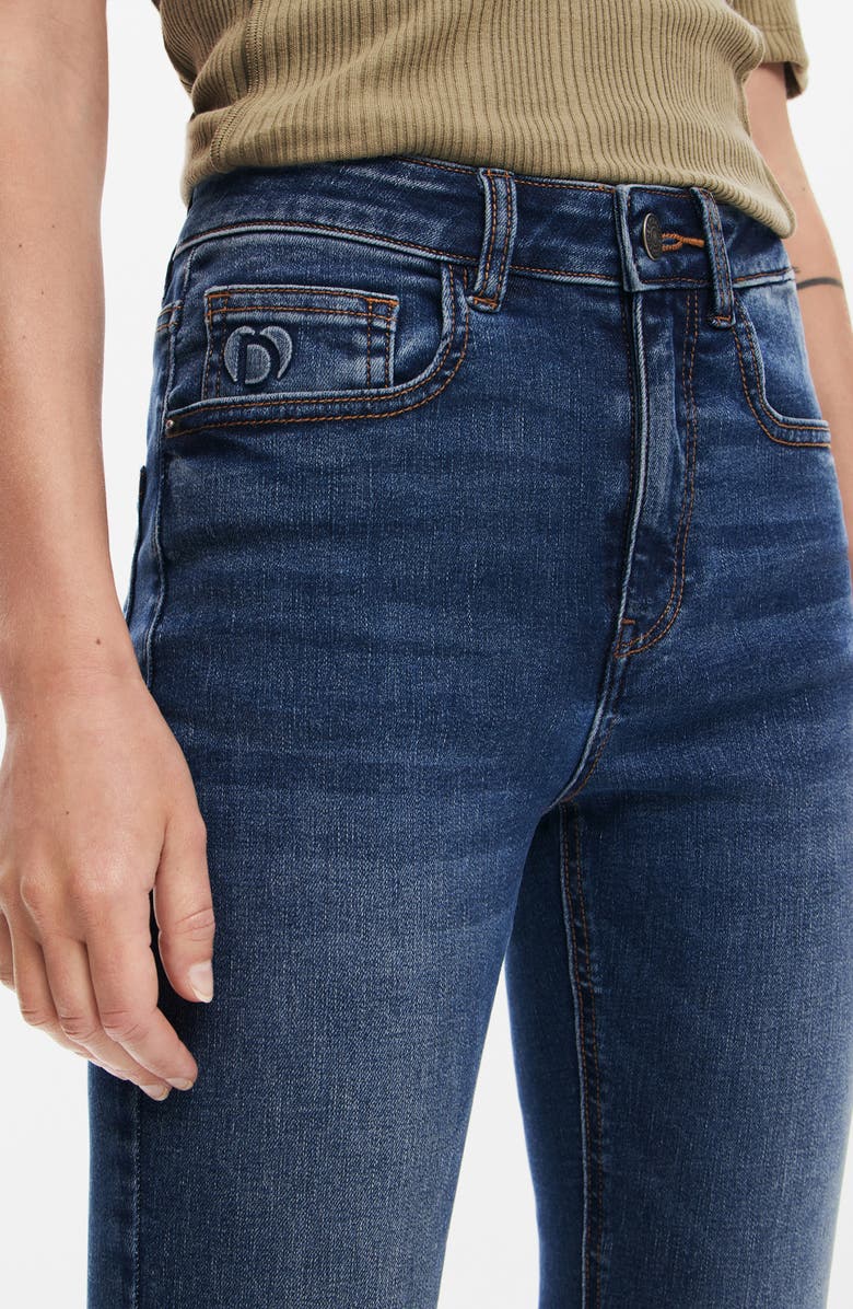 Desigual Amanda Skinny Jeans, Alternate, color, 