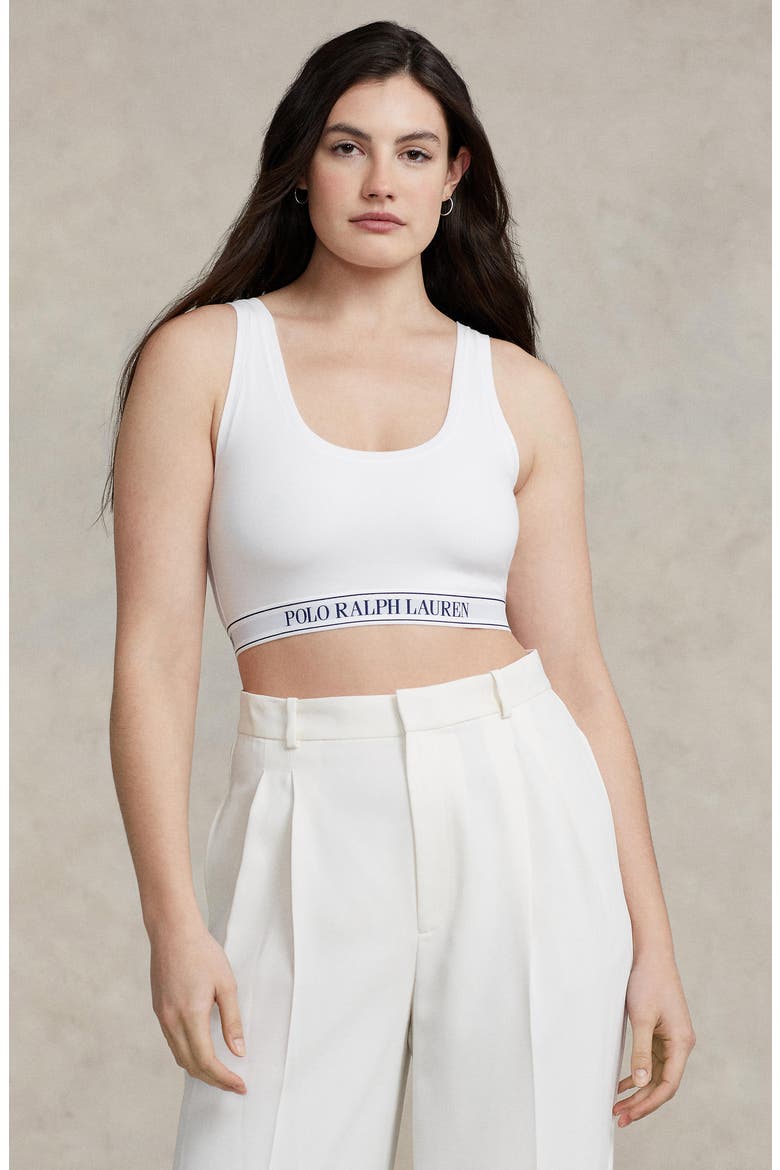 Ribbed Built-Up Bralette, Alternate, color, WHITE CLOUD