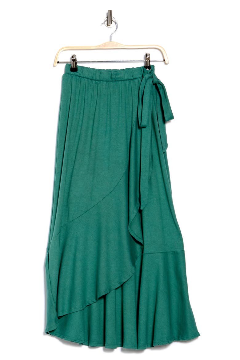 Wrap Midi Skirt, Alternate, color, KASHMIR