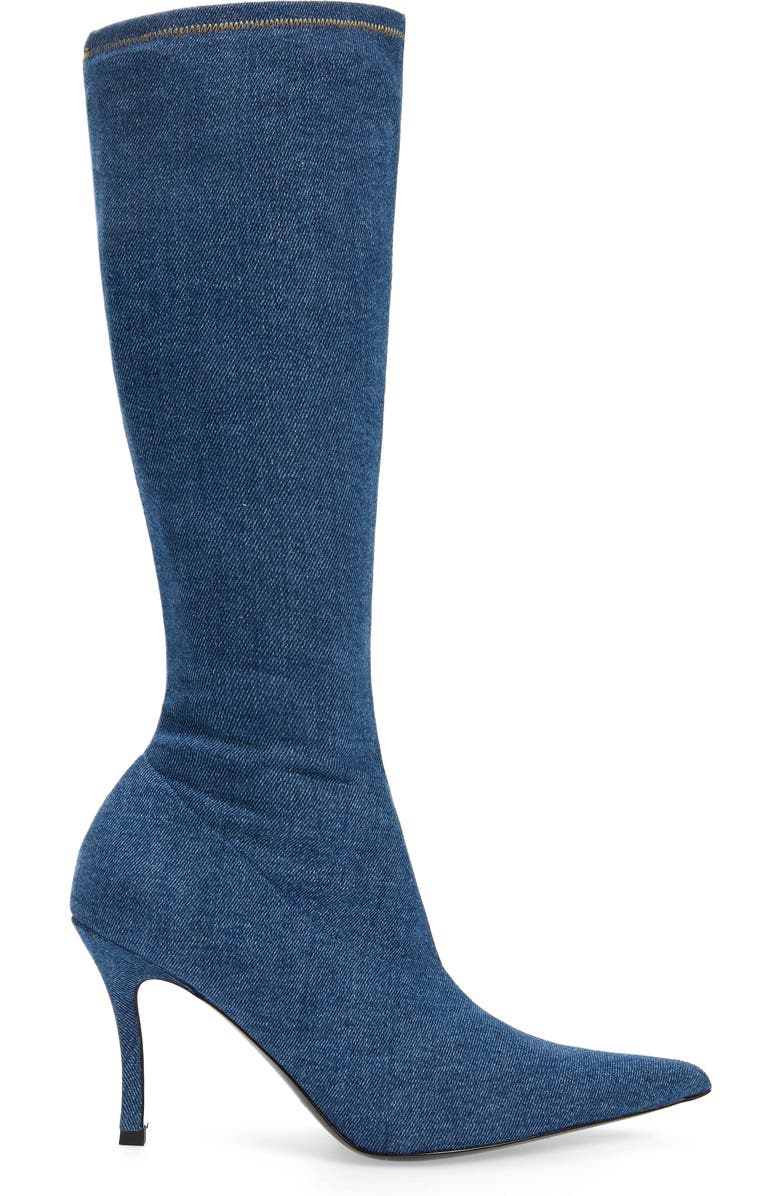 DIESEL<sup>®</sup> Denim Knee High Boot, Alternate, color,