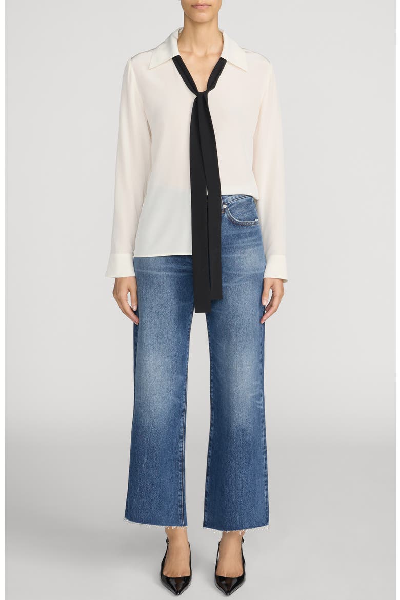 The Swing High Waist Crop Wide Leg Jeans, Alternate, color, LUCKY RAW AFTER