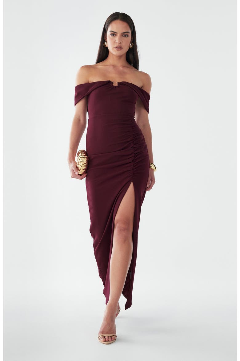 Serena Maxi Dress, Main, color, Burgundy