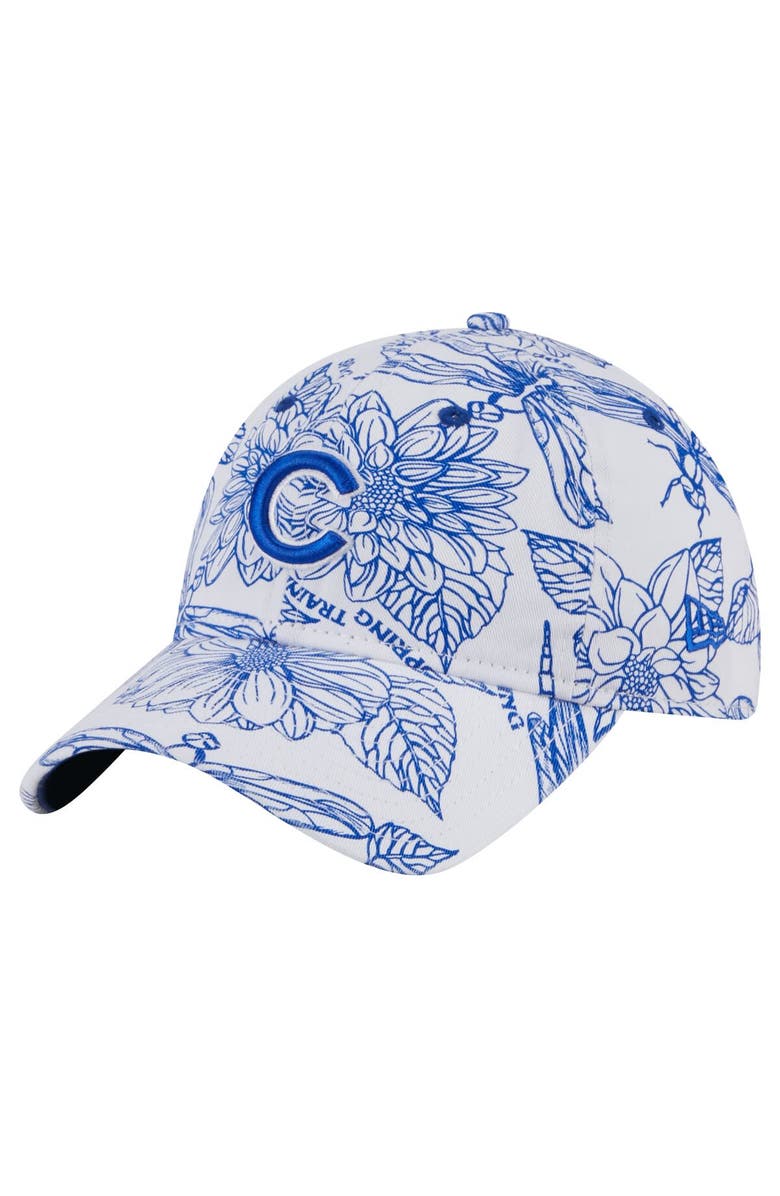 New Era Men's New Era White Chicago Cubs Spring Training 9TWENTY Adjustable Hat, Main, color, 