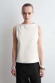 COS Twist-Detail Cotton Top